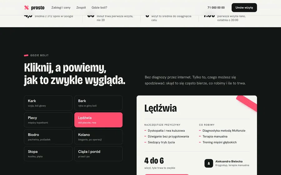 Prosto: Gdzie boli?