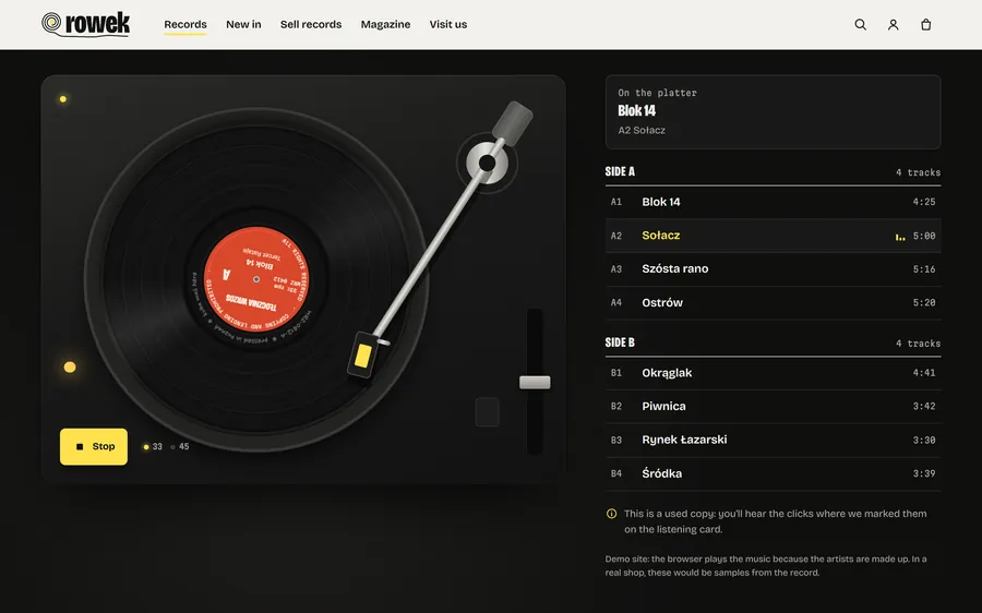 Rowek: Listening