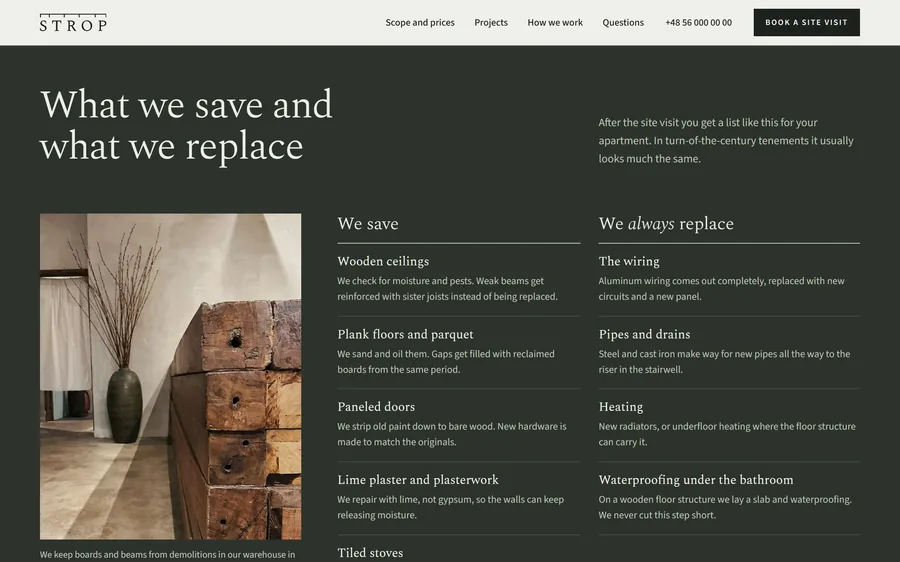 Strop: What we save